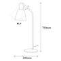 Opviq Sivani - MR-606 Lámpara de mesa con cuerpo metálico Cobre